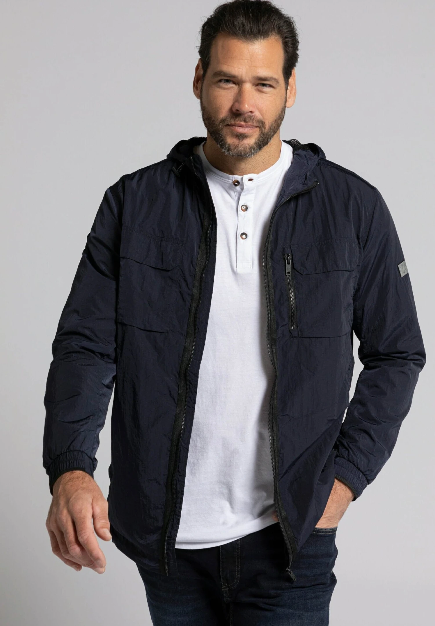 JP1880 Regenjas - Navy 3 JP1880 Regenjas - Navy