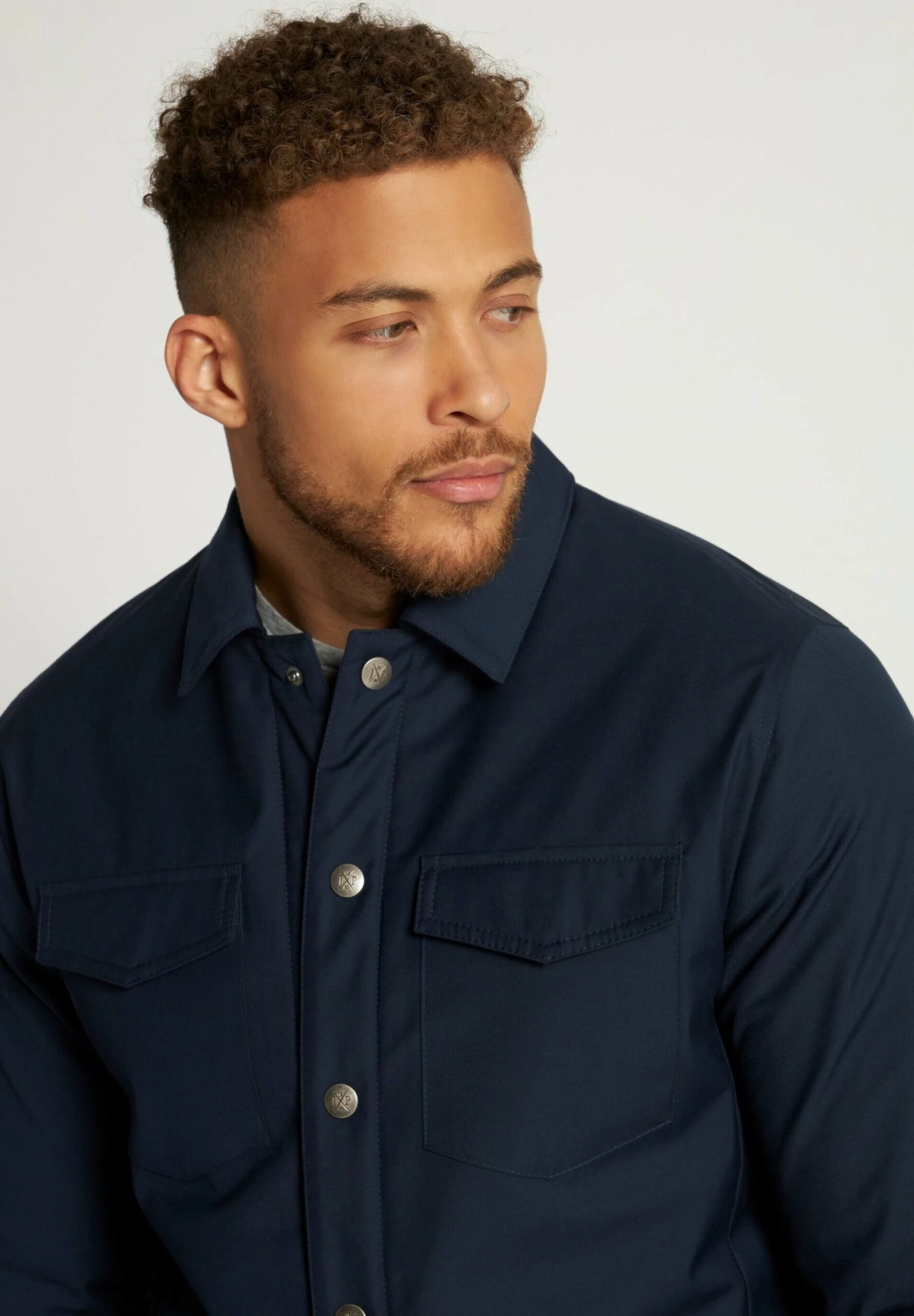 JP1880 Lichte Jas - Mattes Nachtblau 4 JP1880 Lichte Jas - Mattes Nachtblau - Afbeelding 2