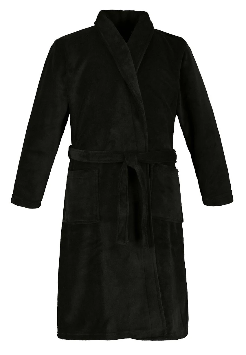 JP1880 Badjas - Schwarz 4 JP1880 Badjas - Schwarz - Afbeelding 2