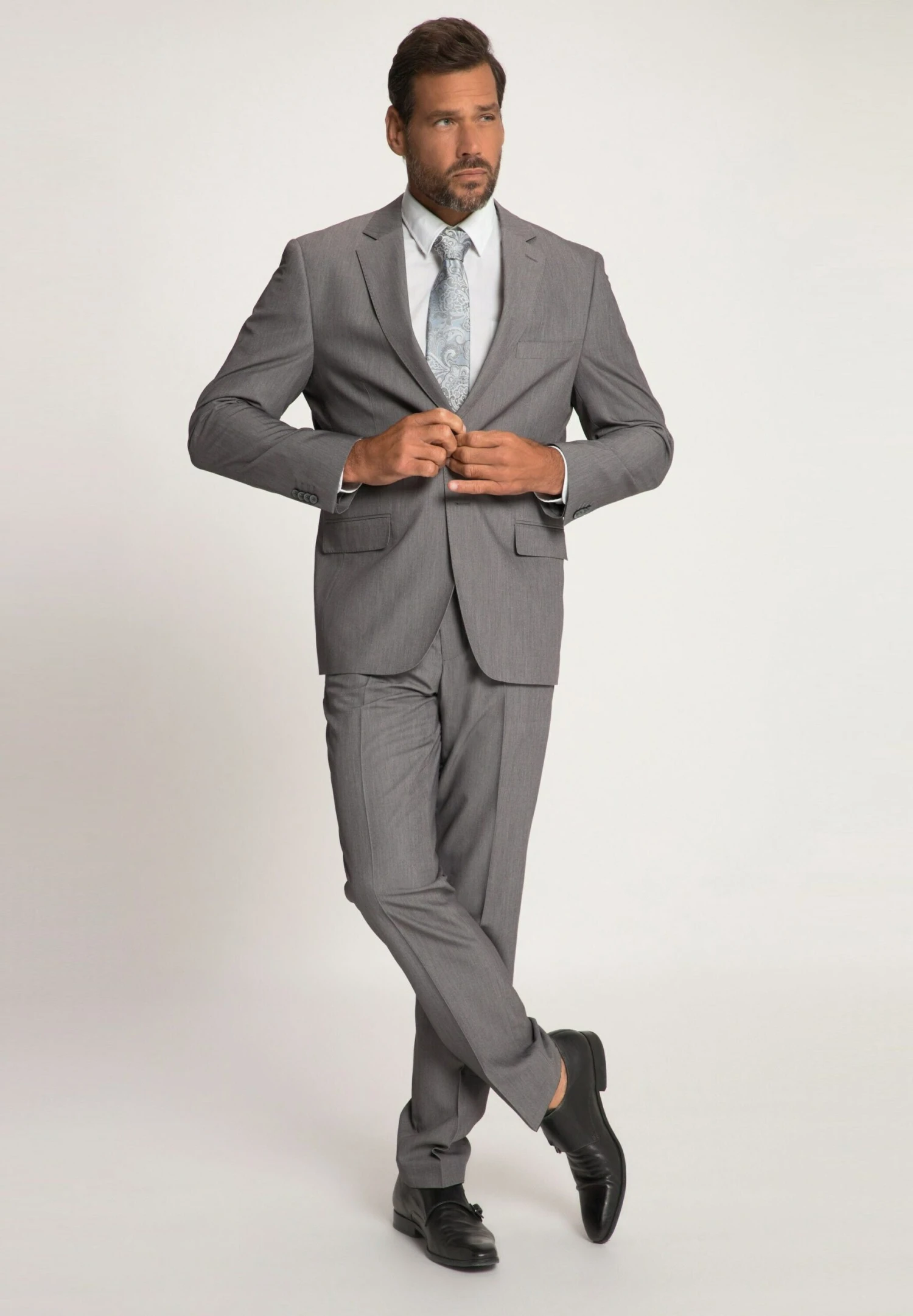 JP1880 Flexnamic - Blazer - Gris Acier 4 JP1880 Flexnamic - Blazer - Gris Acier - Afbeelding 2