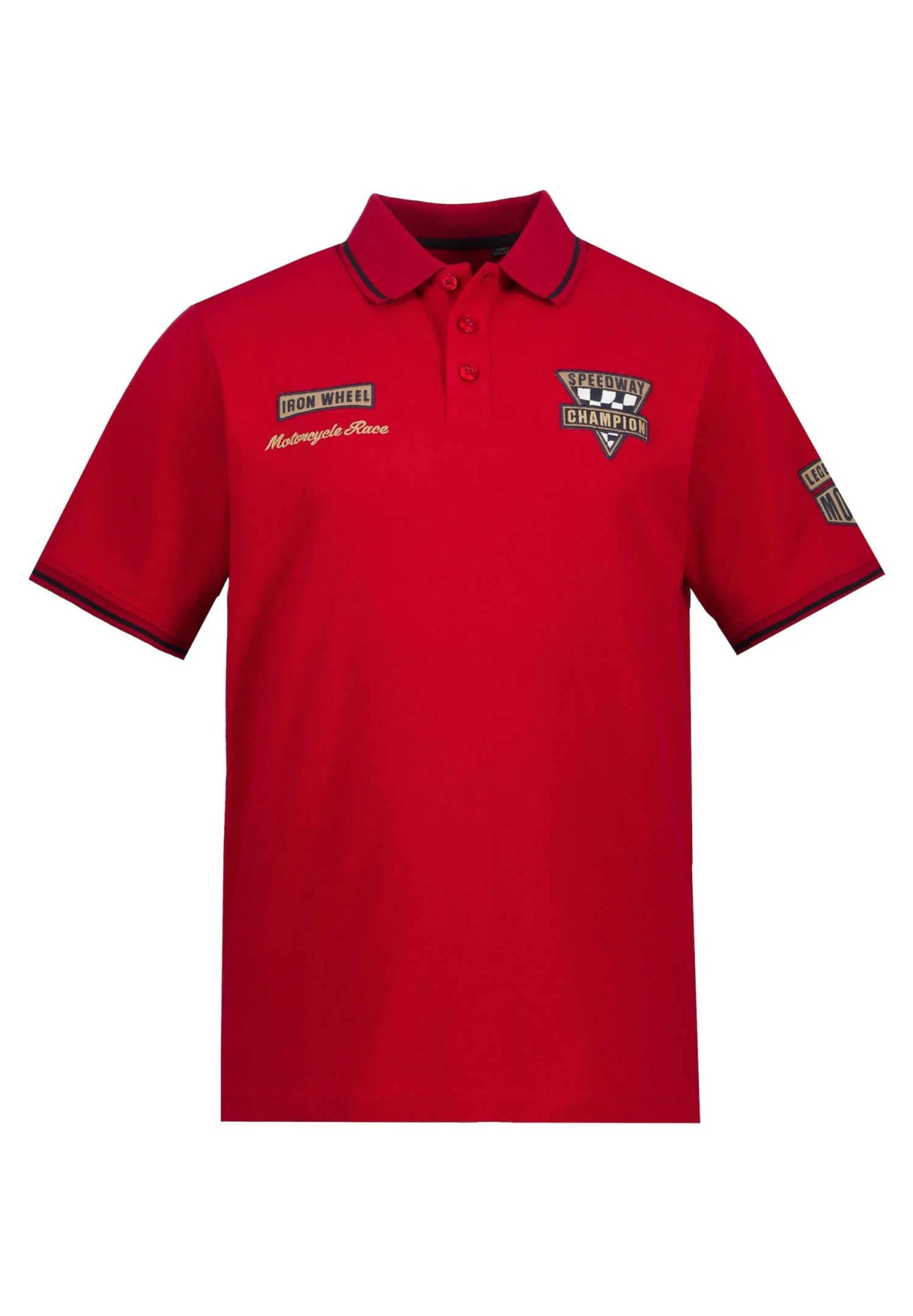 JP1880 Poloshirt - Darkred 5 JP1880 Poloshirt - Darkred - Afbeelding 3
