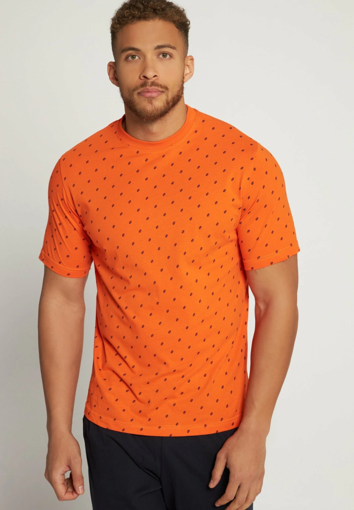 JP1880 Minimal Print- Pyjamashirt - Orange 3 JP1880 Minimal Print- Pyjamashirt - Orange