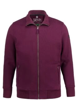 JP1880 Sweater Met Rits - Aubergine -JP1880 1077028b02a148cfa270a418c17e2eb2