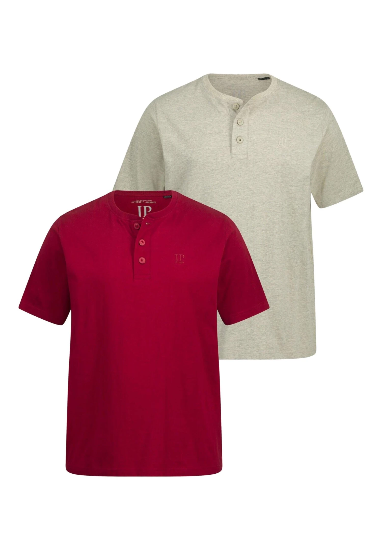 JP1880 T-Shirt Basic - Dunkel Kirschrot 6 JP1880 T-Shirt Basic - Dunkel Kirschrot - Afbeelding 4