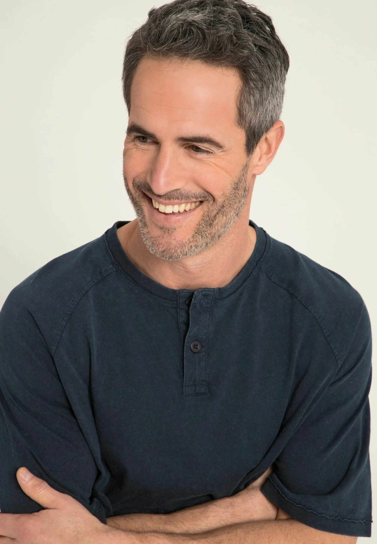 JP1880 T-Shirt Basic - Bleu Nuit Mat 4 JP1880 T-Shirt Basic - Bleu Nuit Mat - Afbeelding 2