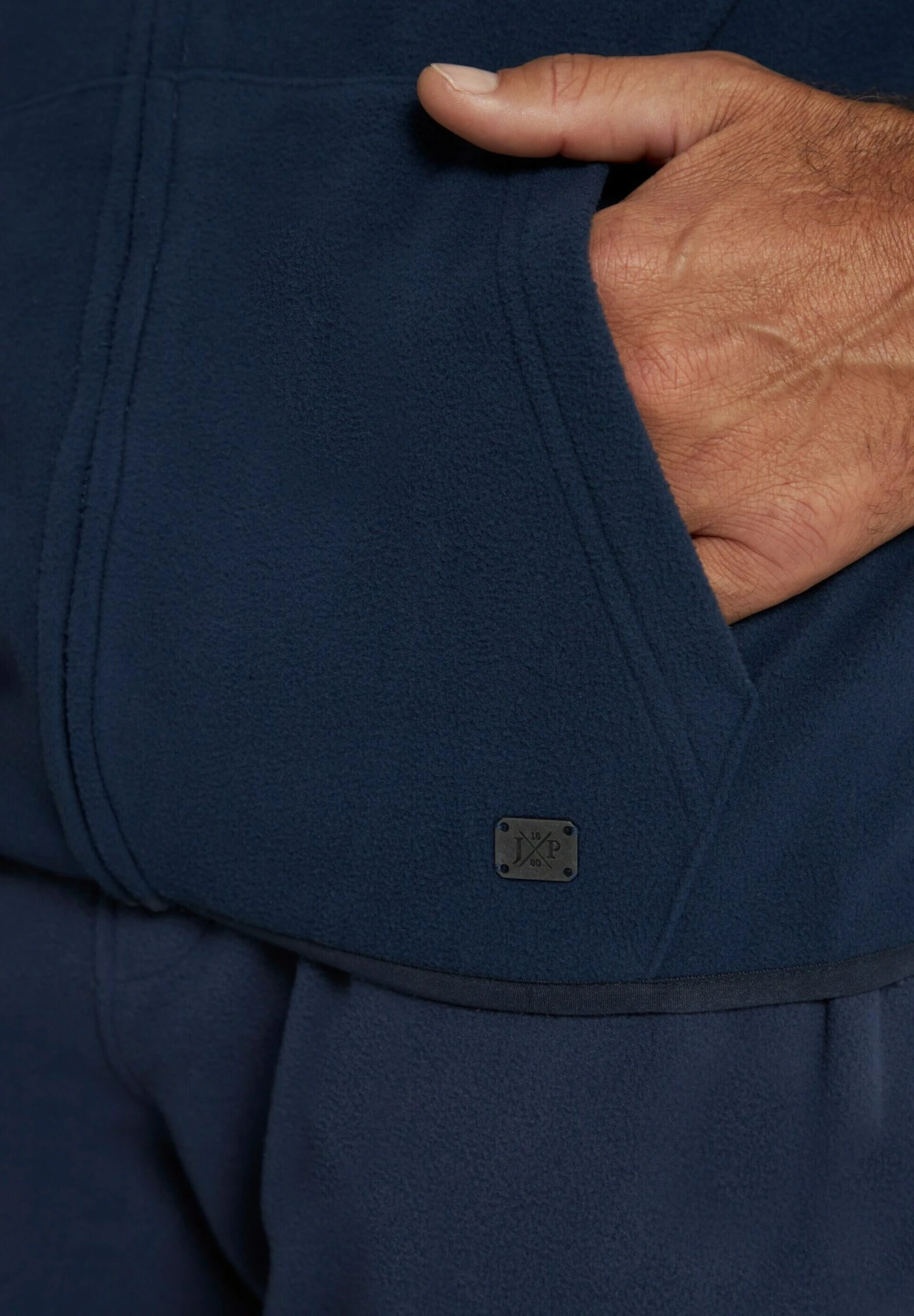 JP1880 Sweater Met Rits - Mattes Nachtblau 6 JP1880 Sweater Met Rits - Mattes Nachtblau - Afbeelding 4