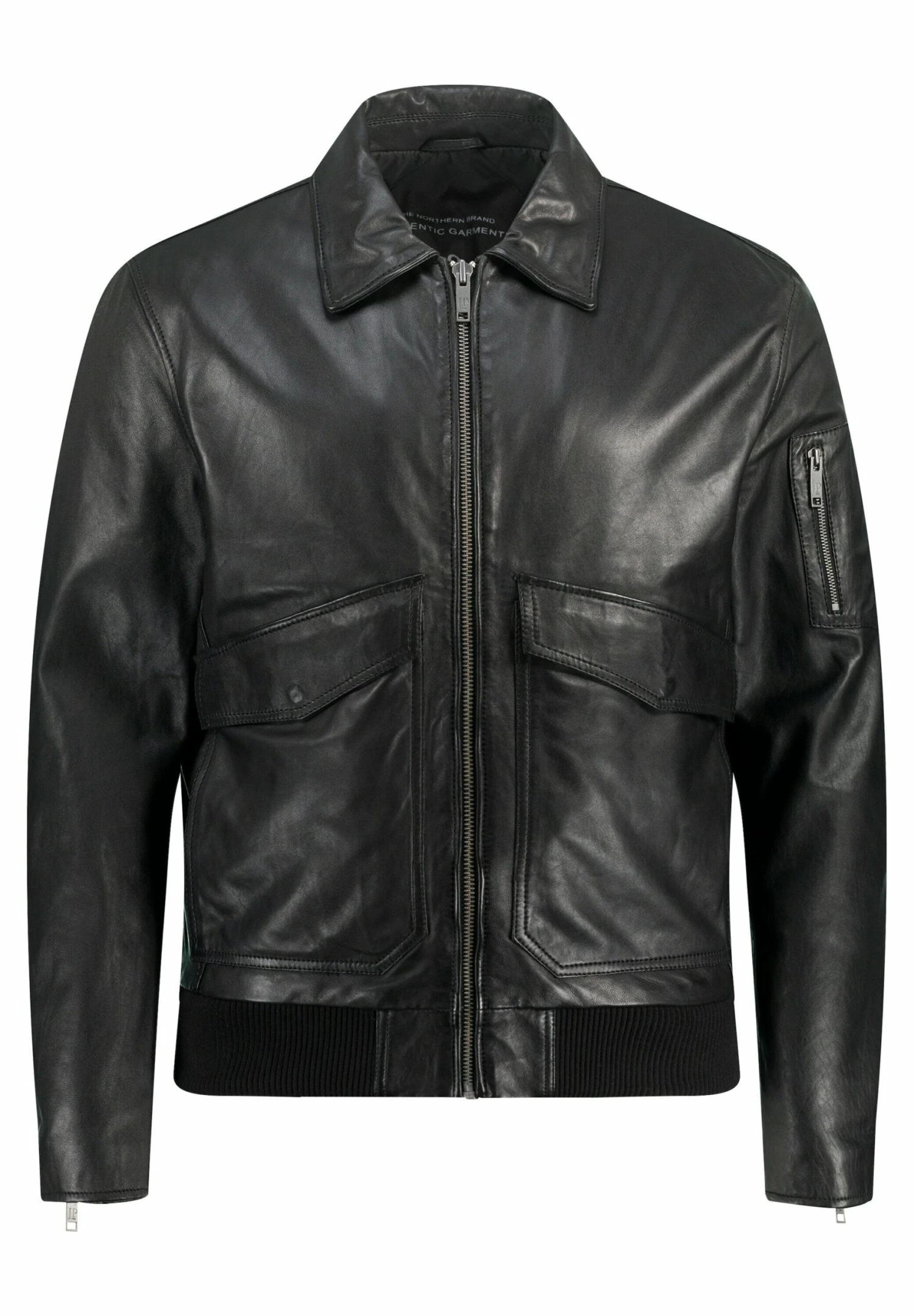 JP1880 Premium Avec Col De Chemi - Leren Jas - Noir 6 JP1880 Premium Avec Col De Chemi - Leren Jas - Noir - Afbeelding 4