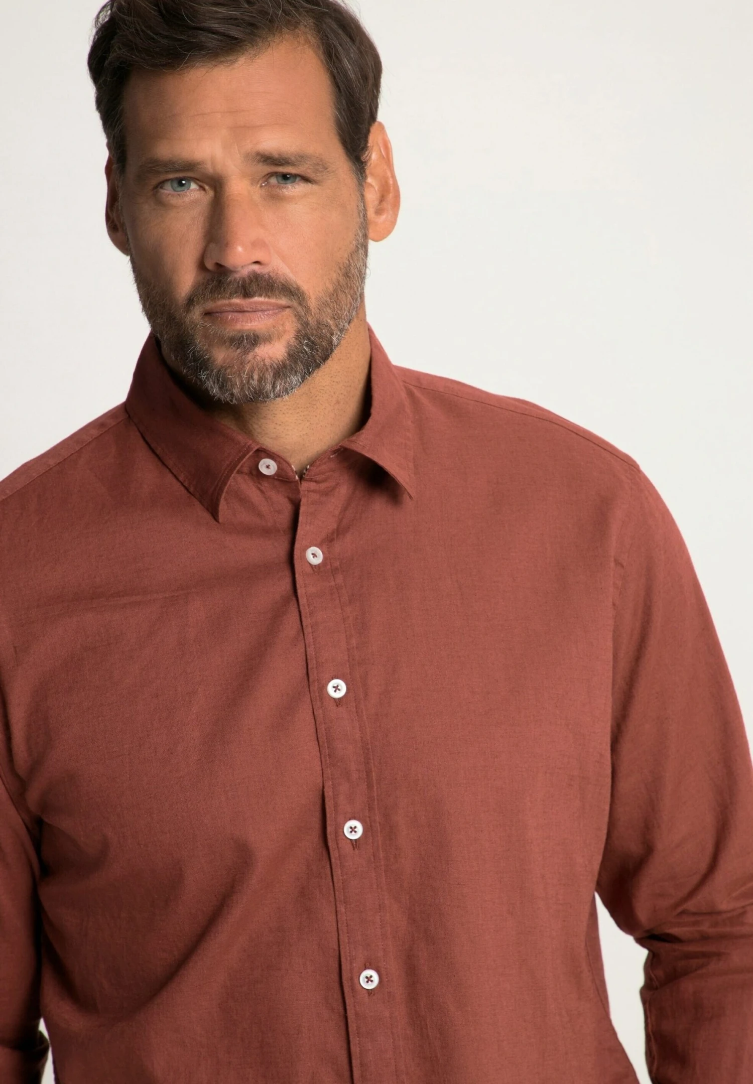 JP1880 Overhemd - Rouge Marsala 4 JP1880 Overhemd - Rouge Marsala - Afbeelding 2