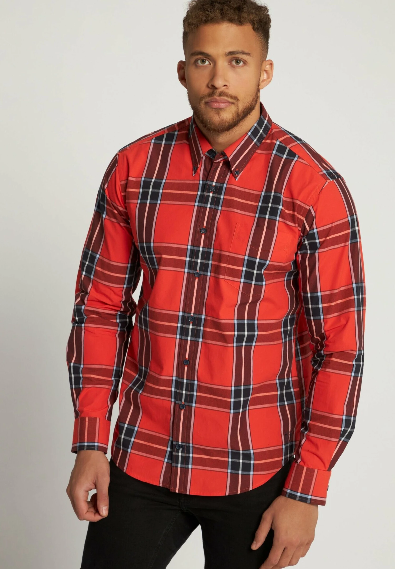 JP1880 Overhemd - Orangerot 3 JP1880 Overhemd - Orangerot