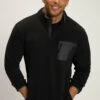 JP1880 Fleece Trui - Noir 1 JP1880 Fleece Trui - Noir -JP1880 22ebd9561cec48e5b593597e88824673