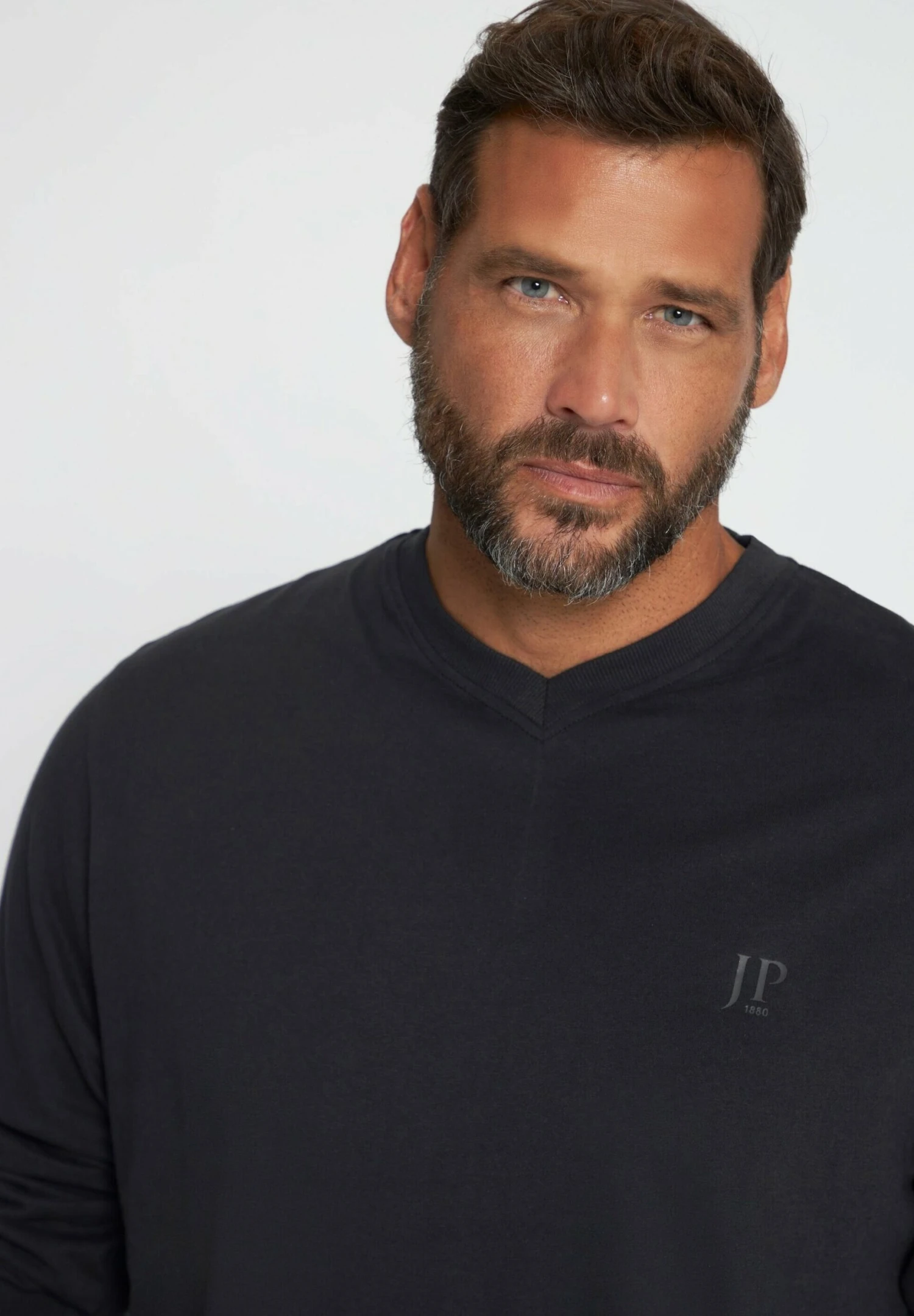 JP1880 Longsleeve - Schwarz 4 JP1880 Longsleeve - Schwarz - Afbeelding 2