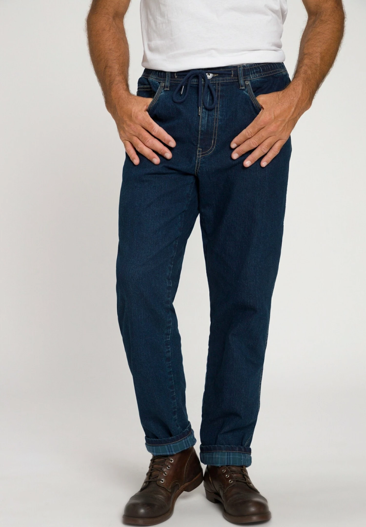 JP1880 Straight Leg Jeans - Denim Bleu Foncé 3 JP1880 Straight Leg Jeans - Denim Bleu Foncé