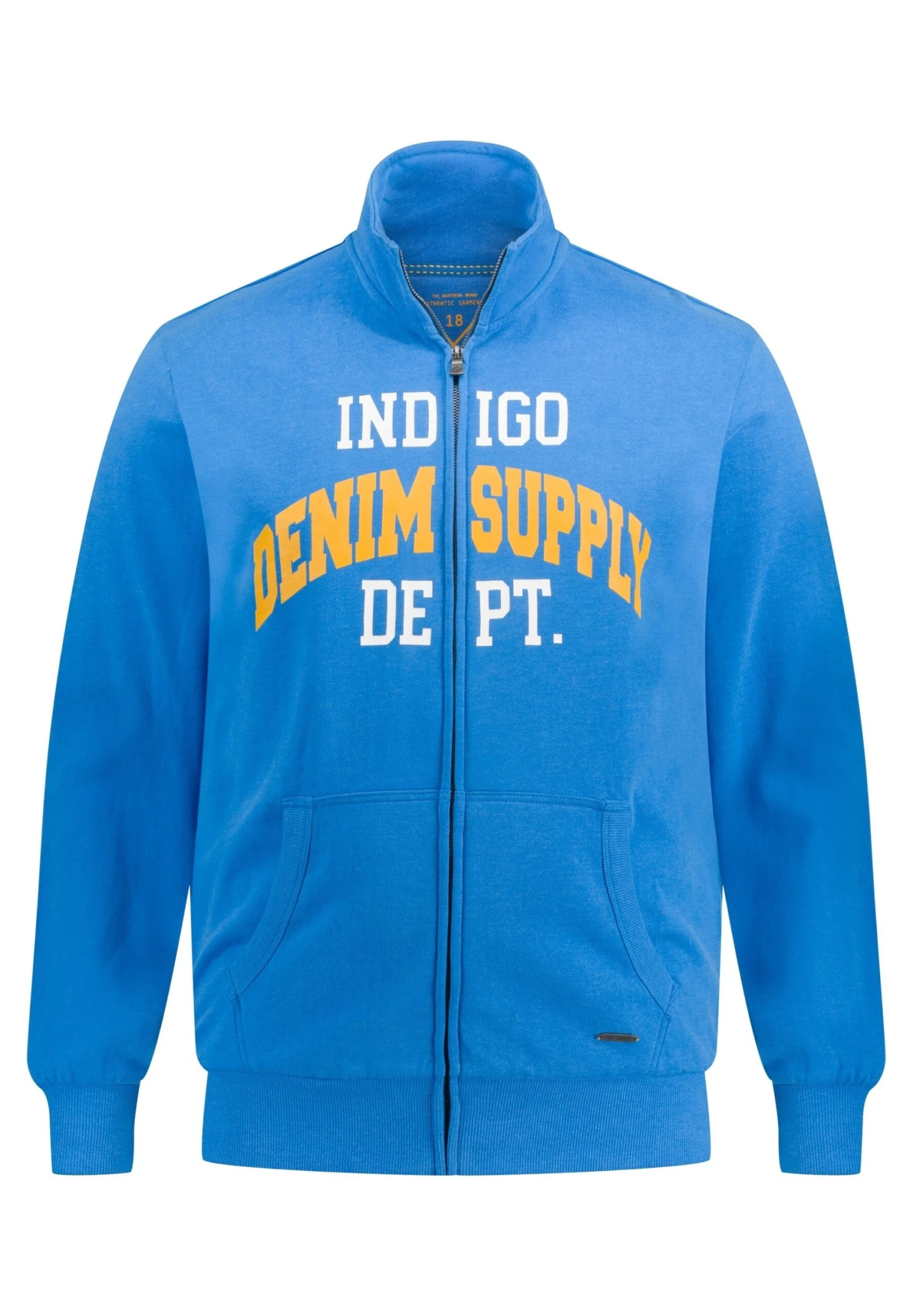 JP1880 Sweater Met Rits - Sommer Blau 5 JP1880 Sweater Met Rits - Sommer Blau - Afbeelding 3