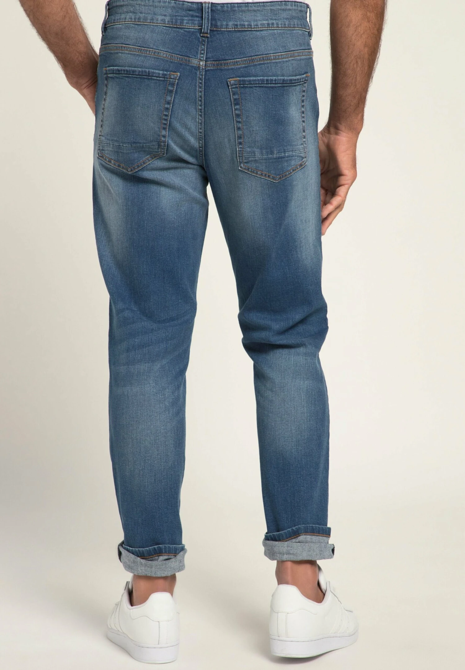 JP1880 Flexnamic - Straight Leg Jeans - Medium Stone 4 JP1880 Flexnamic - Straight Leg Jeans - Medium Stone - Afbeelding 2
