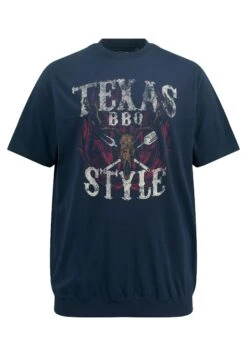 JP1880 Buikpasvorm - T-Shirt Print - Navy Blauw 7 JP1880 Buikpasvorm - T-Shirt Print - Navy Blauw -JP1880 275754265e874316b7c90e0a42d03f01