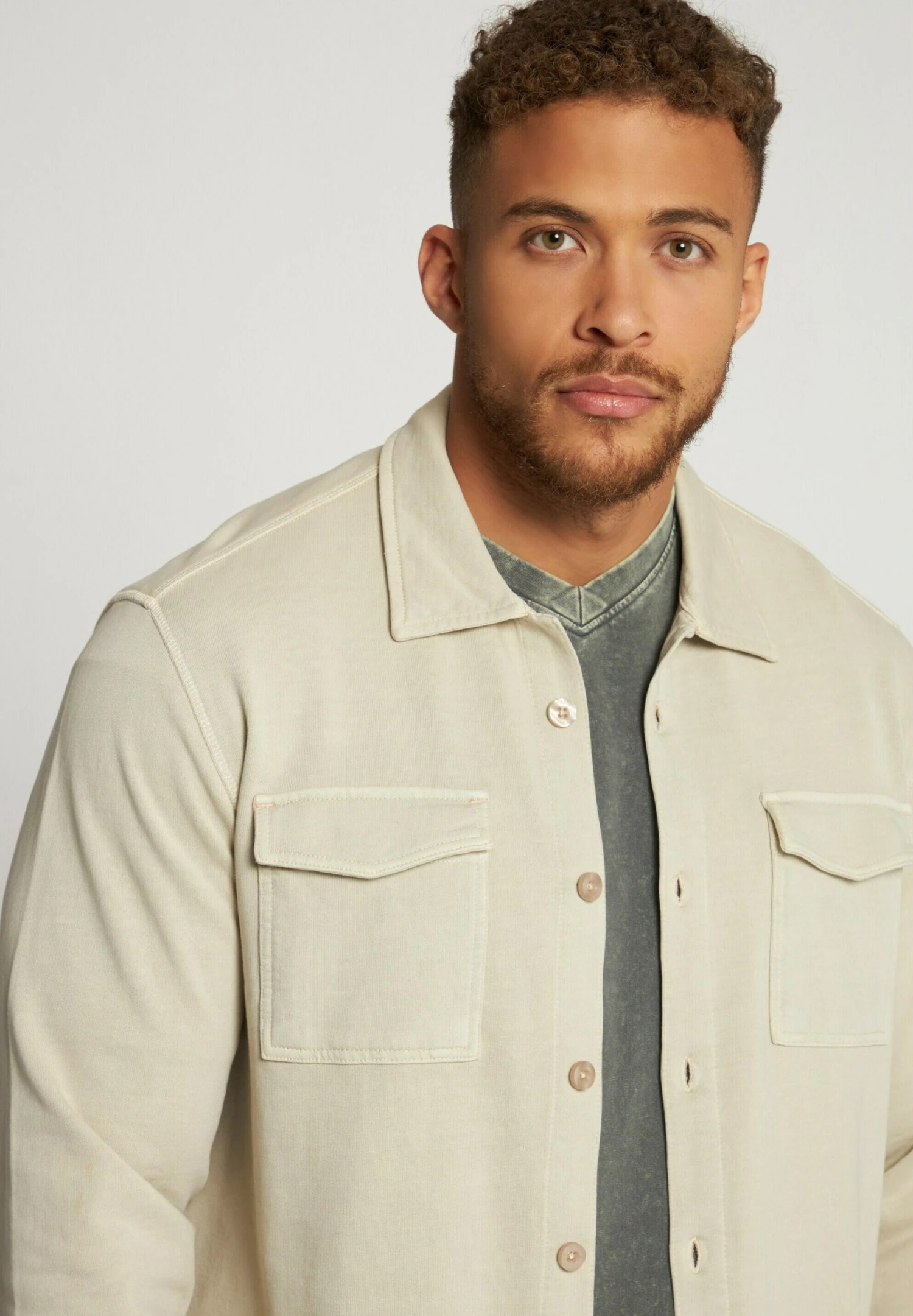 JP1880 Overhemd - Sand Beige 4 JP1880 Overhemd - Sand Beige - Afbeelding 2