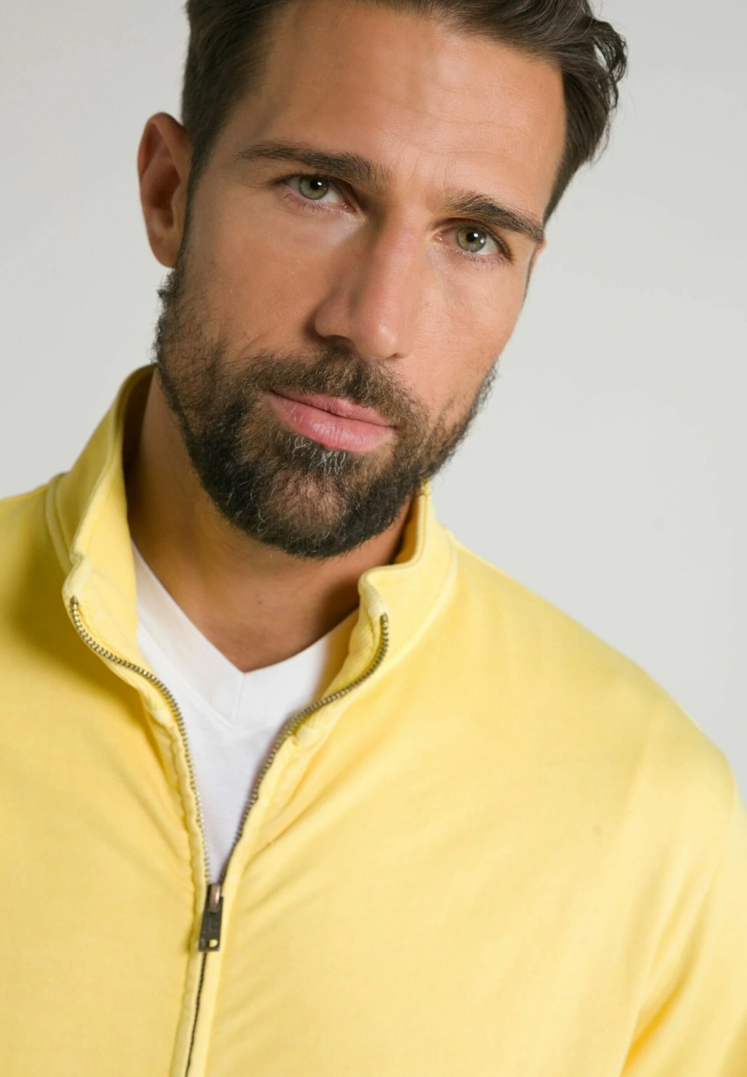 JP1880 Sweater Met Rits - Hellgelb 4 JP1880 Sweater Met Rits - Hellgelb - Afbeelding 2