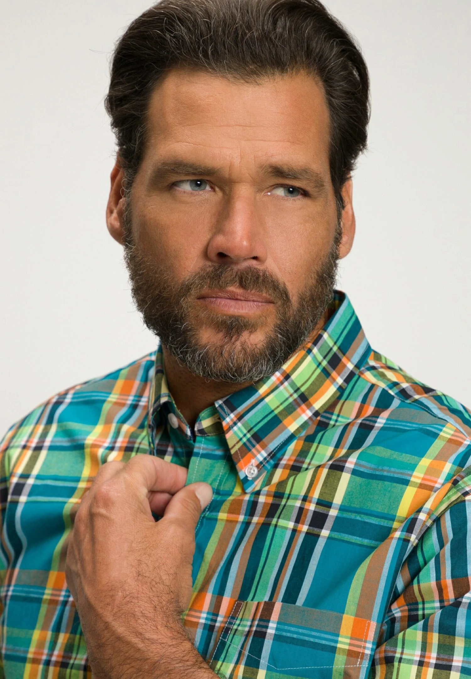 JP1880 Overhemd - Aqua 4 JP1880 Overhemd - Aqua - Afbeelding 2