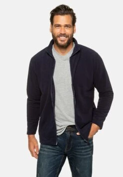 JP1880 Fleecejas - Dunkel Marine