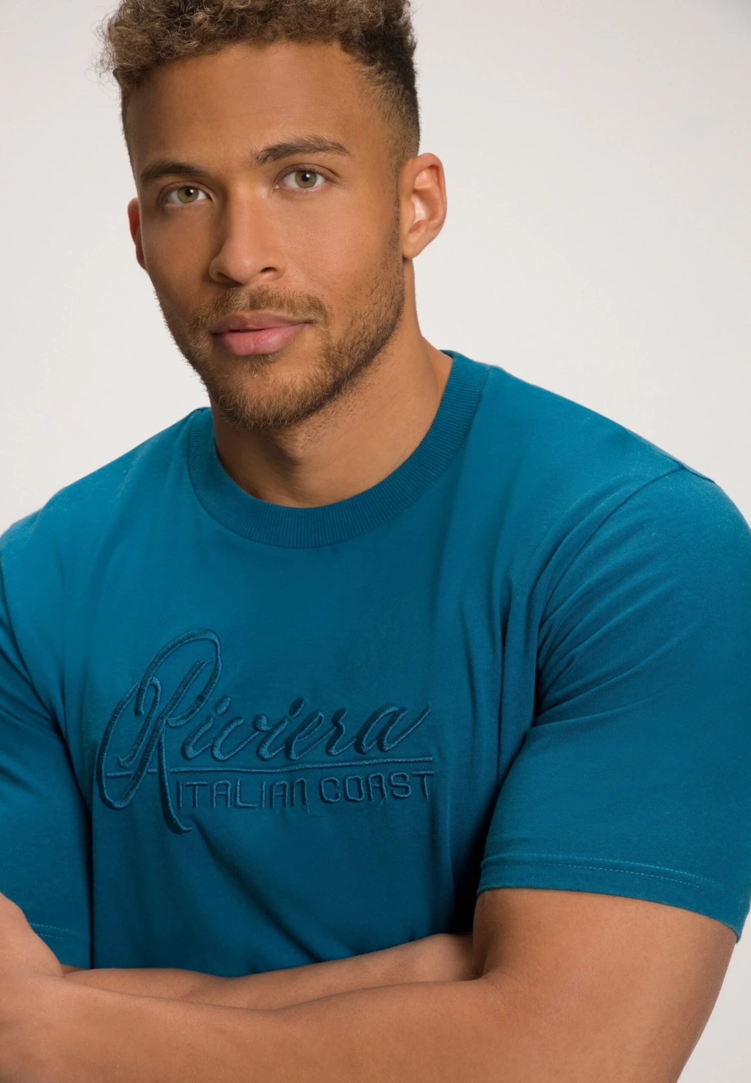 JP1880 T-Shirt Print - Bluegreen 5 JP1880 T-Shirt Print - Bluegreen - Afbeelding 3