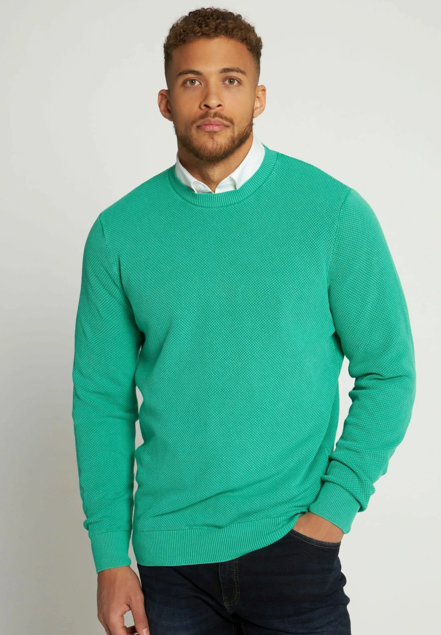 JP1880 Trui - Mai Grün 3 JP1880 Trui - Mai Grün