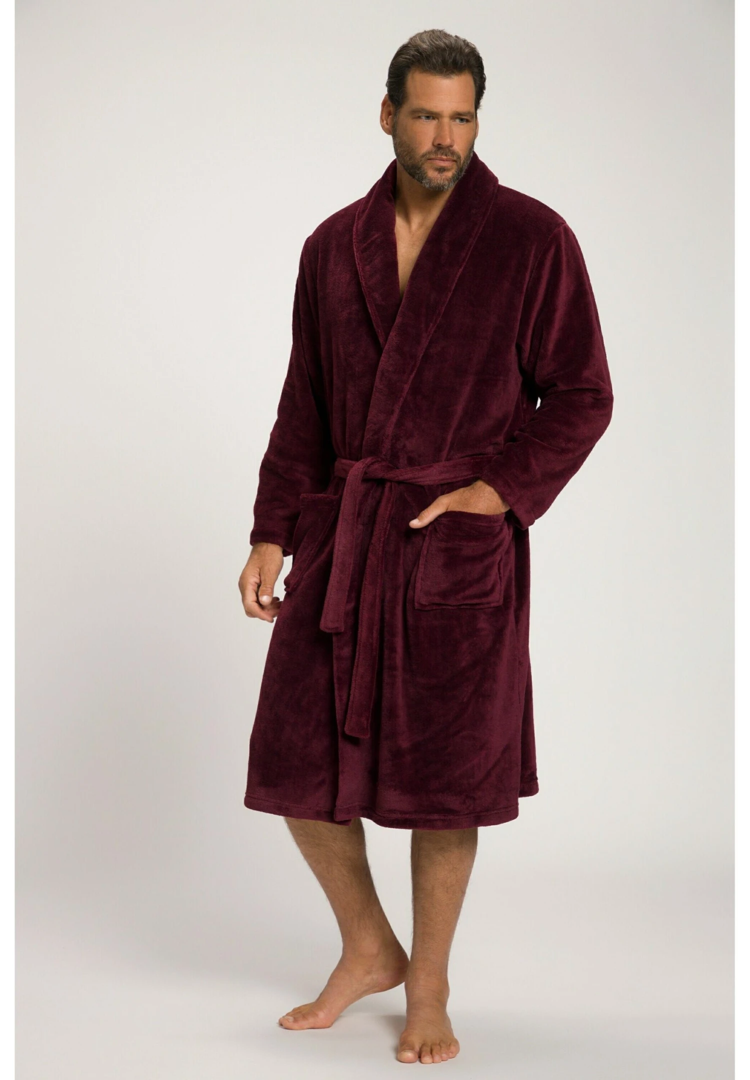 JP1880 Badjas - Aubergine 3 JP1880 Badjas - Aubergine