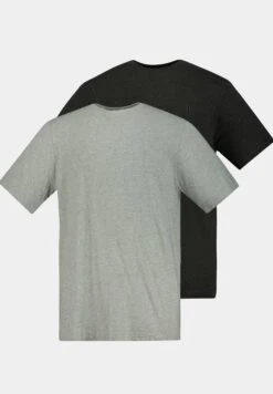 JP1880 T-Shirt Basic - Grau-Melange Navy 7 JP1880 T-Shirt Basic - Grau-Melange Navy -JP1880 319d130cbb024dbd812fb4347074f533