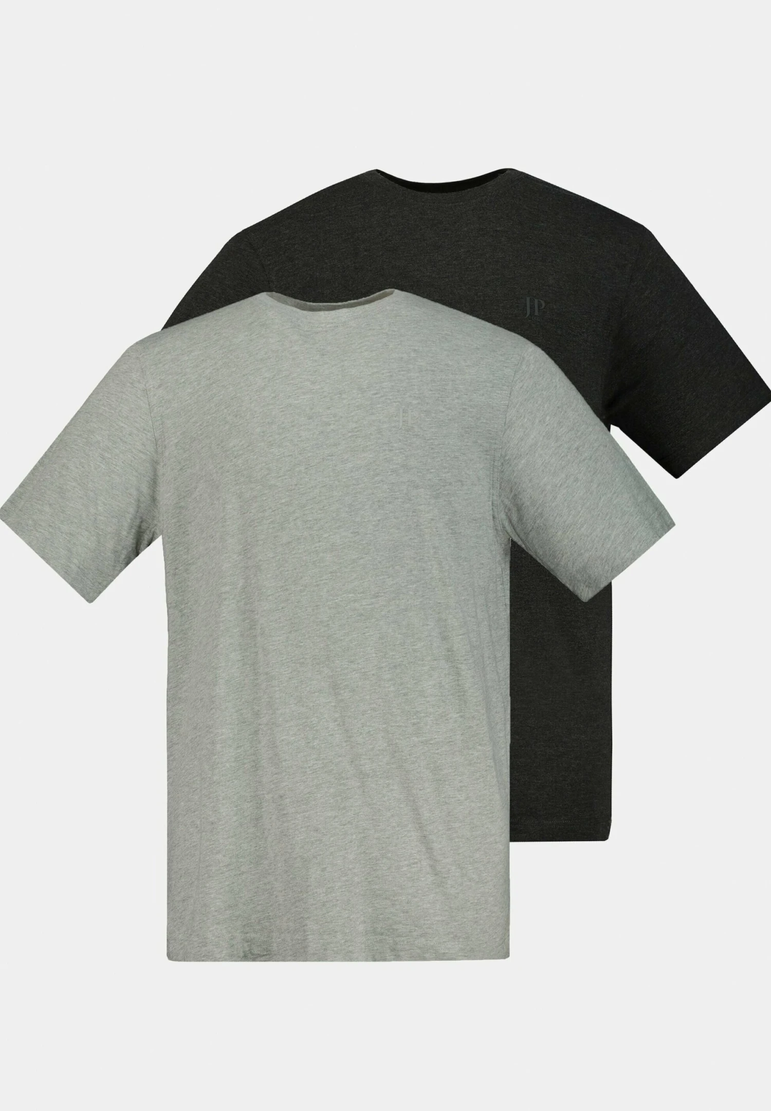 JP1880 T-Shirt Basic - Grau-Melange Navy 5 JP1880 T-Shirt Basic - Grau-Melange Navy - Afbeelding 3