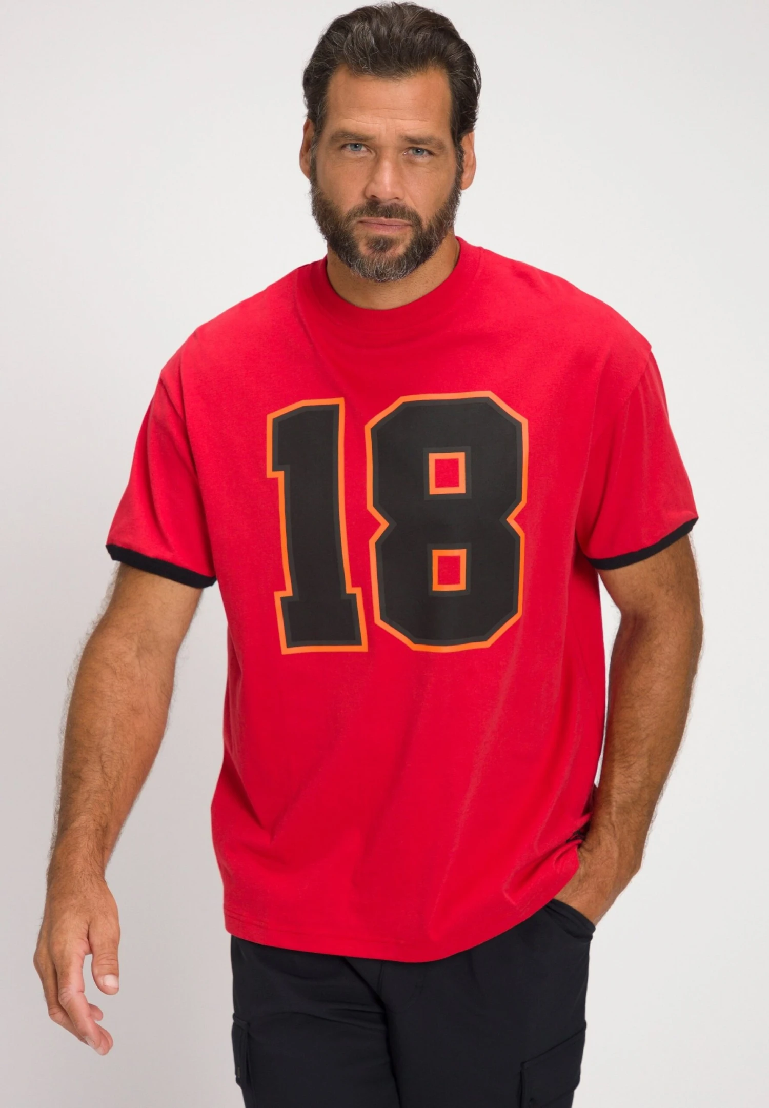 JP1880 T-Shirt Print - Rot 3 JP1880 T-Shirt Print - Rot