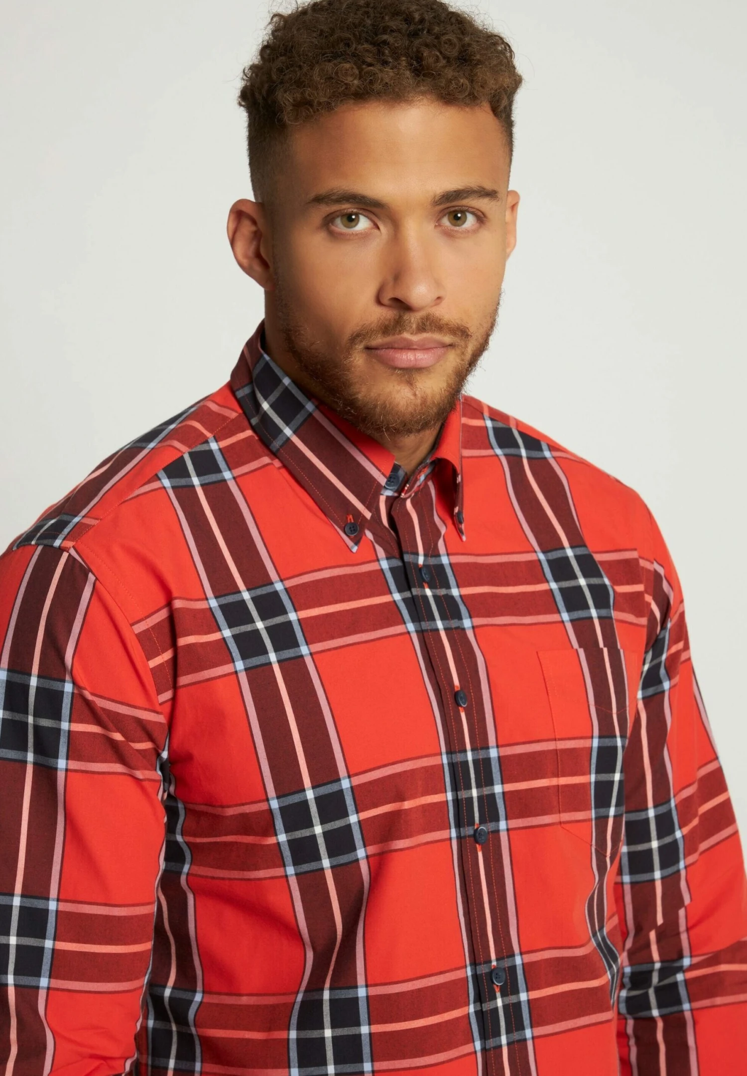 JP1880 Overhemd - Orangerot 4 JP1880 Overhemd - Orangerot - Afbeelding 2