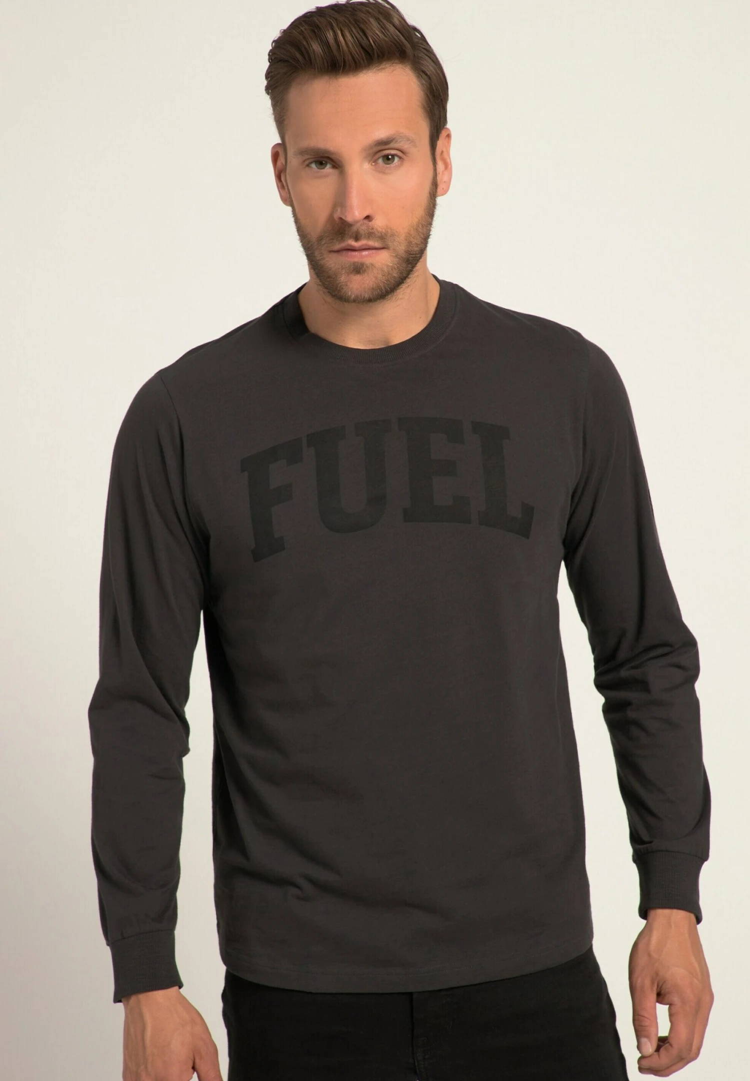 JP1880 Rundhals Print Bis 8 Xl - Longsleeve - Schwarz 3 JP1880 Rundhals Print Bis 8 Xl - Longsleeve - Schwarz