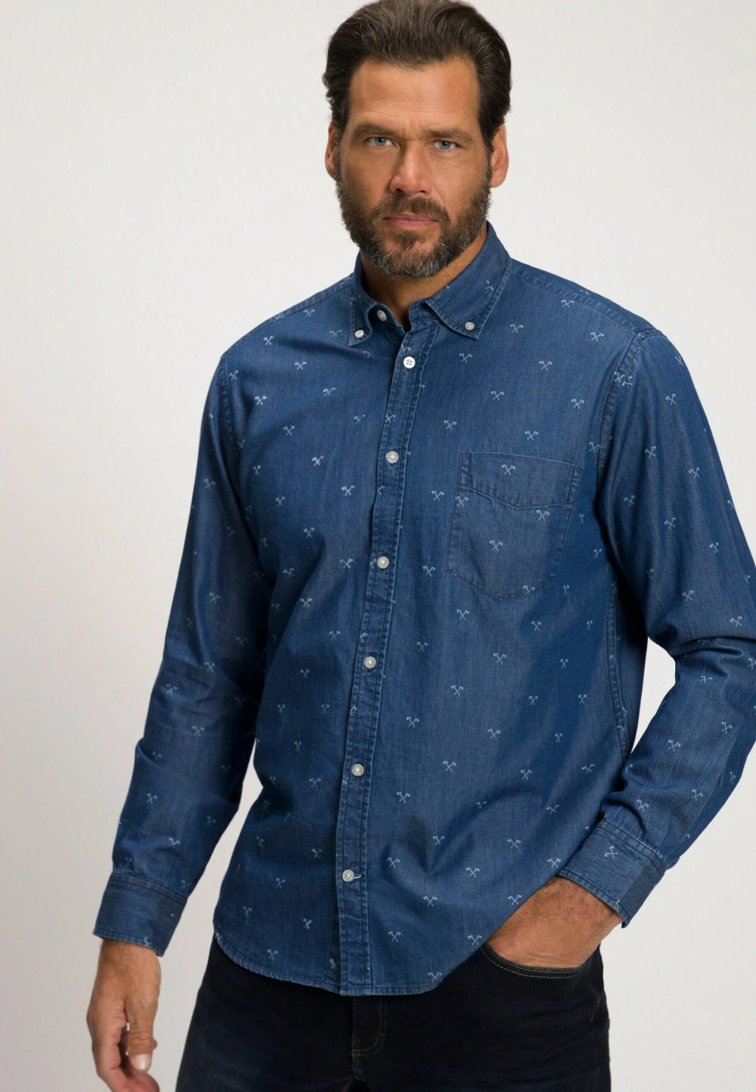 JP1880 Overhemd - Denim Bleu 3 JP1880 Overhemd - Denim Bleu