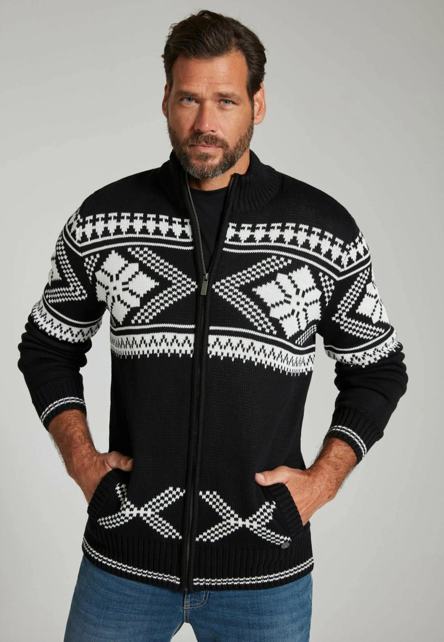 JP1880 Jacquard Stehkr - Vest - Schwarz 3 JP1880 Jacquard Stehkr - Vest - Schwarz