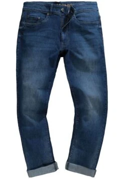 JP1880 Powerstrech 5-Pocket Regular Fit - Straight Leg Jeans - Dark Blue Denim -JP1880 3696ae5e335042b782239873c4bdf1f4