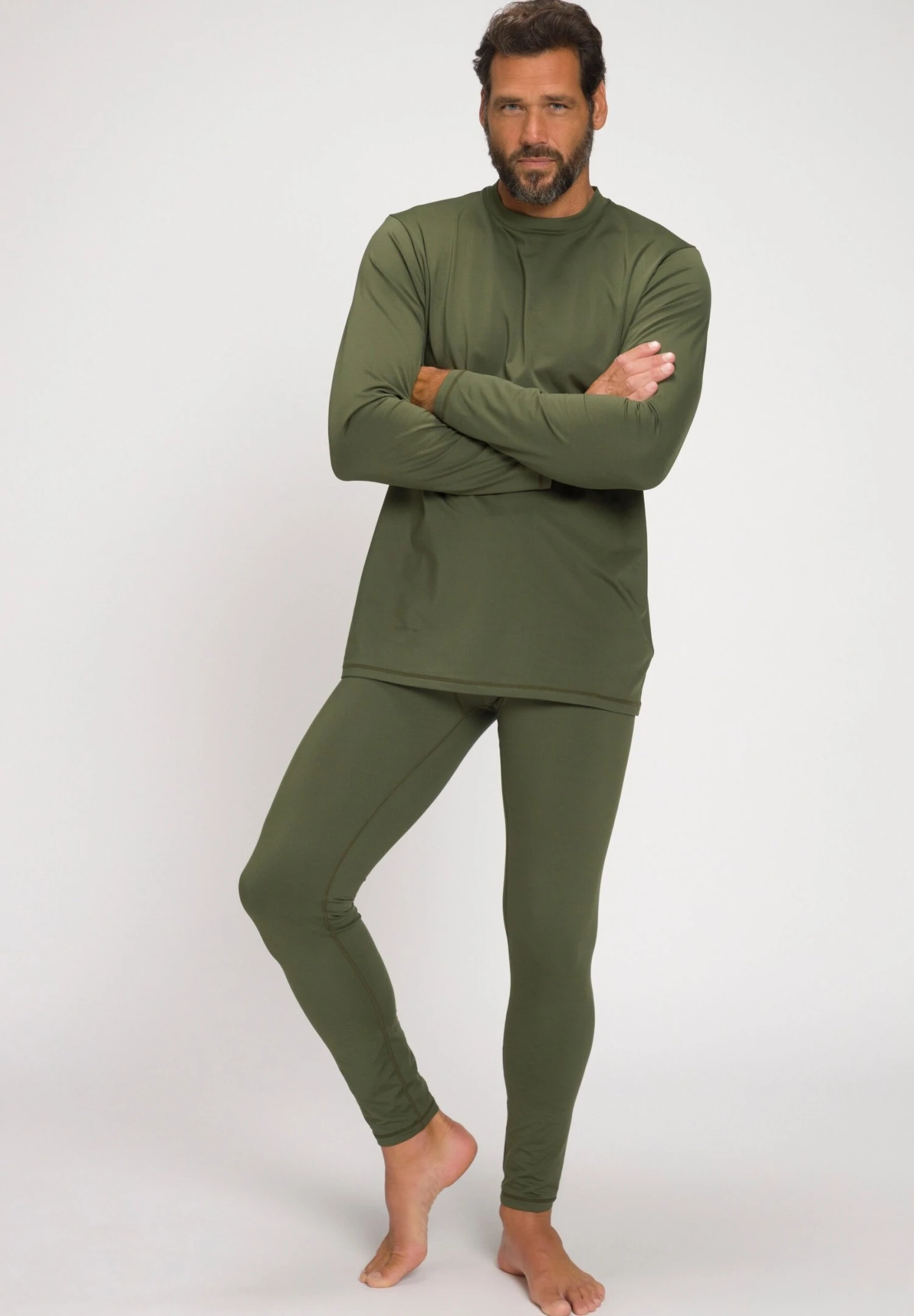 JP1880 Onderbroek - Kaki Foncé 4 JP1880 Onderbroek - Kaki Foncé - Afbeelding 2