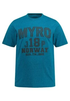 JP1880 Halbarm Myro - T-Shirt Print - Tiefseeblau -JP1880 3791b50cd9f845c5b3d8b611a0ac6ba8