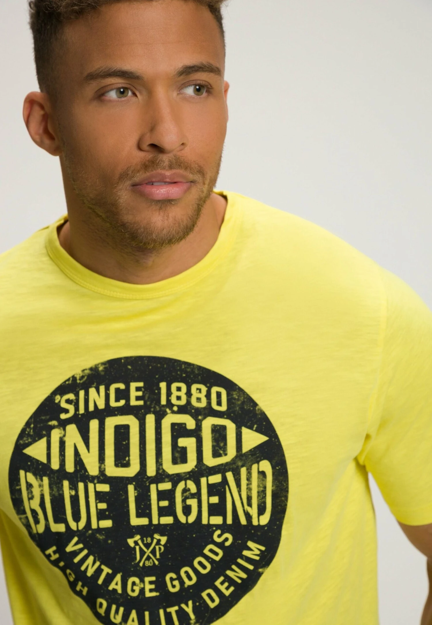 JP1880 T-Shirt Print - Zitrus Gelb 4 JP1880 T-Shirt Print - Zitrus Gelb - Afbeelding 2