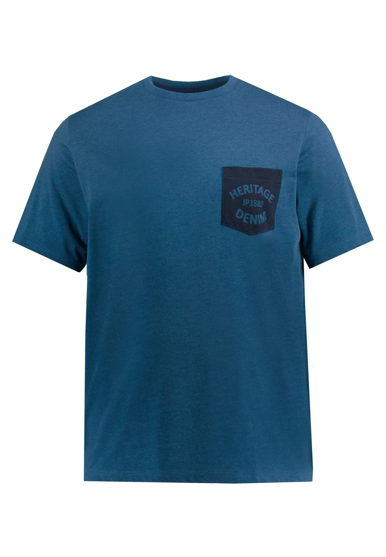 JP1880 T-Shirt Print - Blue Denim 5 JP1880 T-Shirt Print - Blue Denim - Afbeelding 3