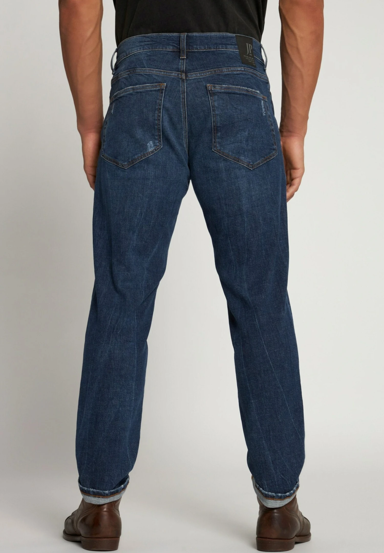 JP1880 Straight Leg Jeans - Dark Blue Denim 4 JP1880 Straight Leg Jeans - Dark Blue Denim - Afbeelding 2