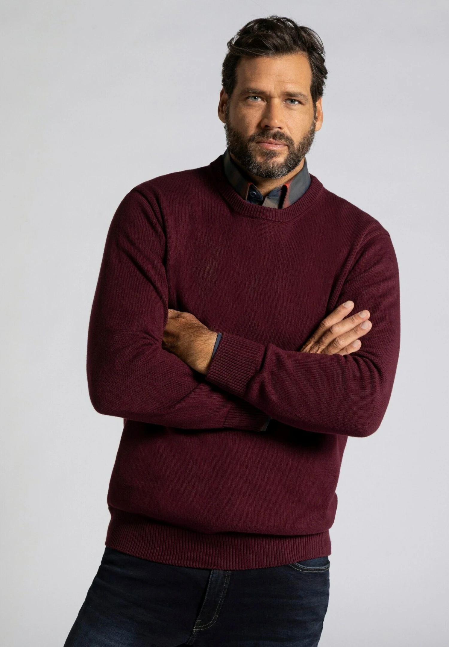 JP1880 Trui - Eggplant 3 JP1880 Trui - Eggplant