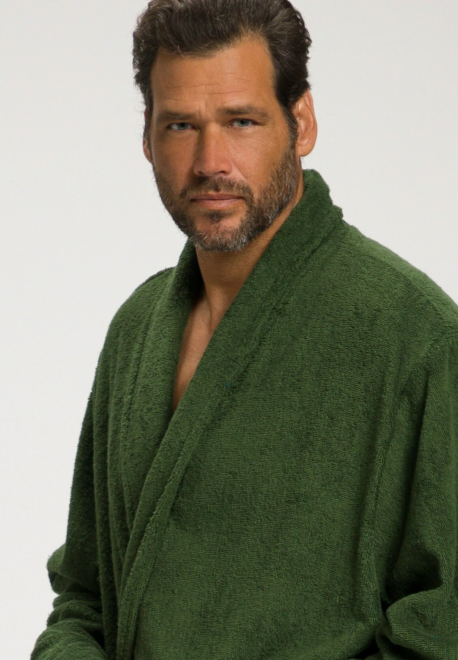 JP1880 Badjas - Dunkelgrün 4 JP1880 Badjas - Dunkelgrün - Afbeelding 2