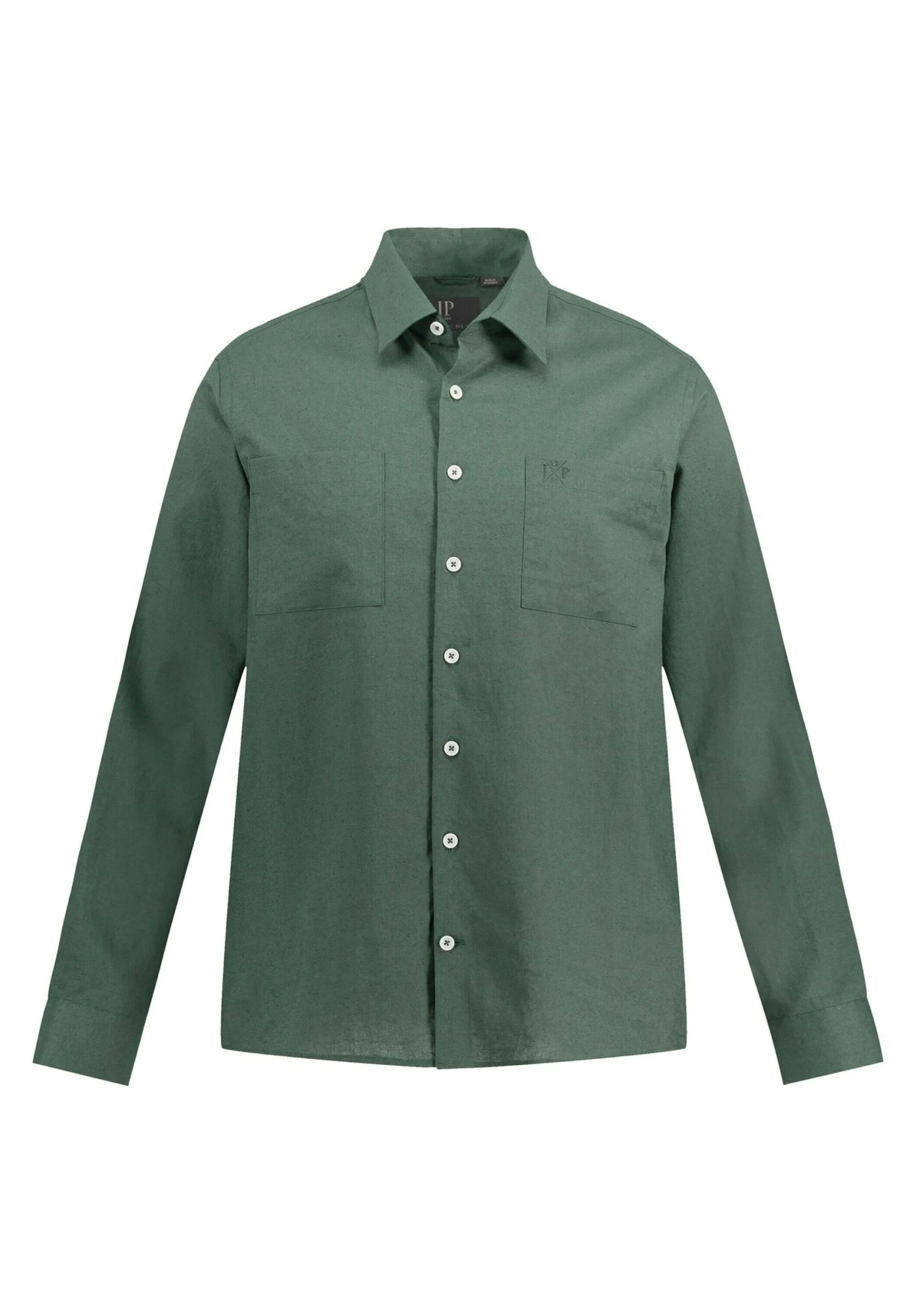 JP1880 Manches Longues Et Col Kent - Overhemd - Vert Nuageux 6 JP1880 Manches Longues Et Col Kent - Overhemd - Vert Nuageux - Afbeelding 4