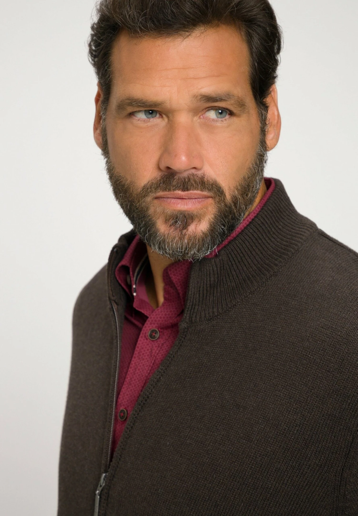 JP1880 Vest - Zwartbruin 4 JP1880 Vest - Zwartbruin - Afbeelding 2