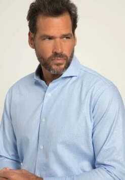 JP1880 Langarm Minimal Muster Haifisch Kragen- Overhemd - Helles Blau 8 JP1880 Langarm Minimal Muster Haifisch Kragen- Overhemd - Helles Blau -JP1880 46a72e02beac4effb2180ca74d3d4b80