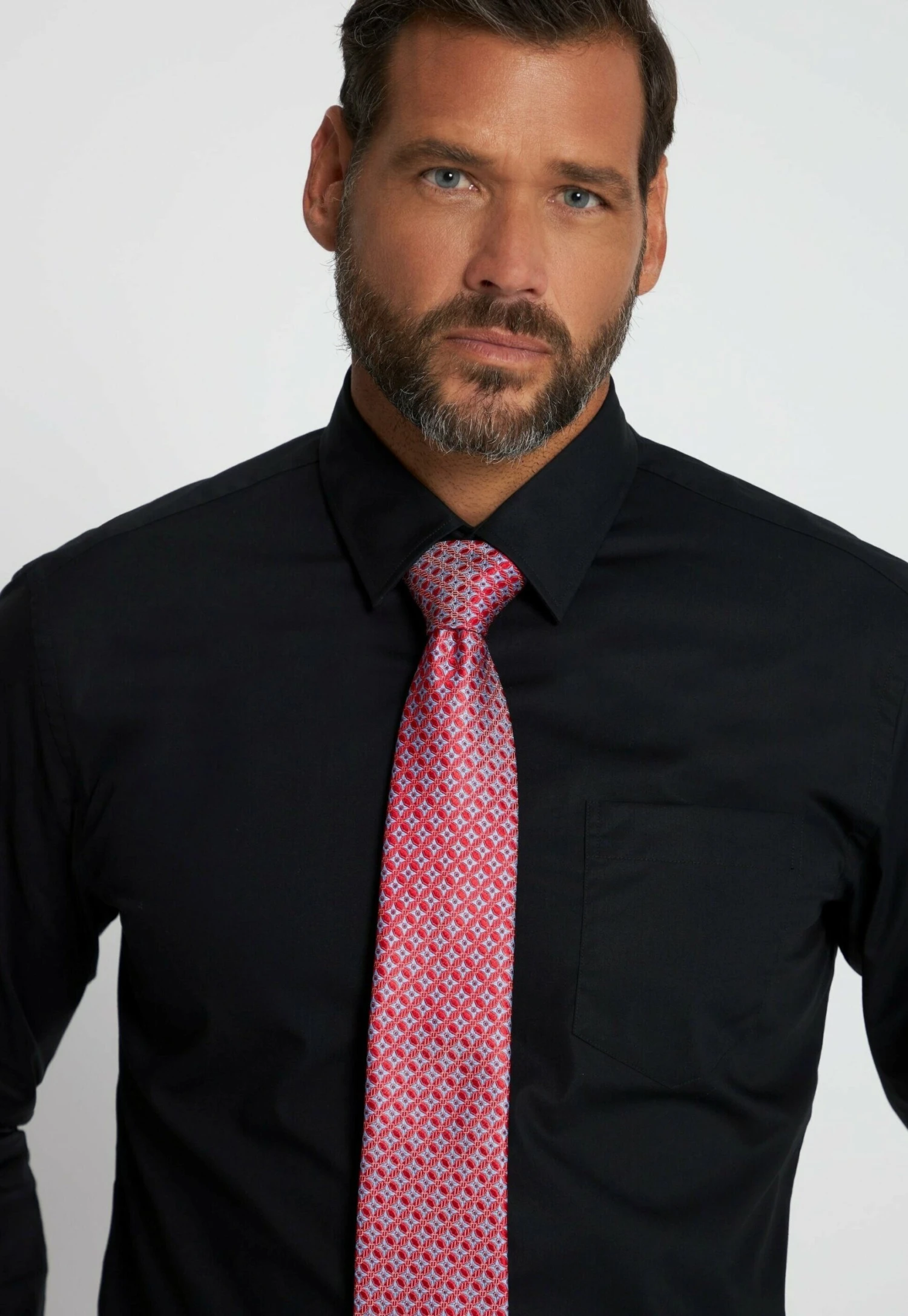 JP1880 Stropdas - Hellrot 4 JP1880 Stropdas - Hellrot - Afbeelding 2