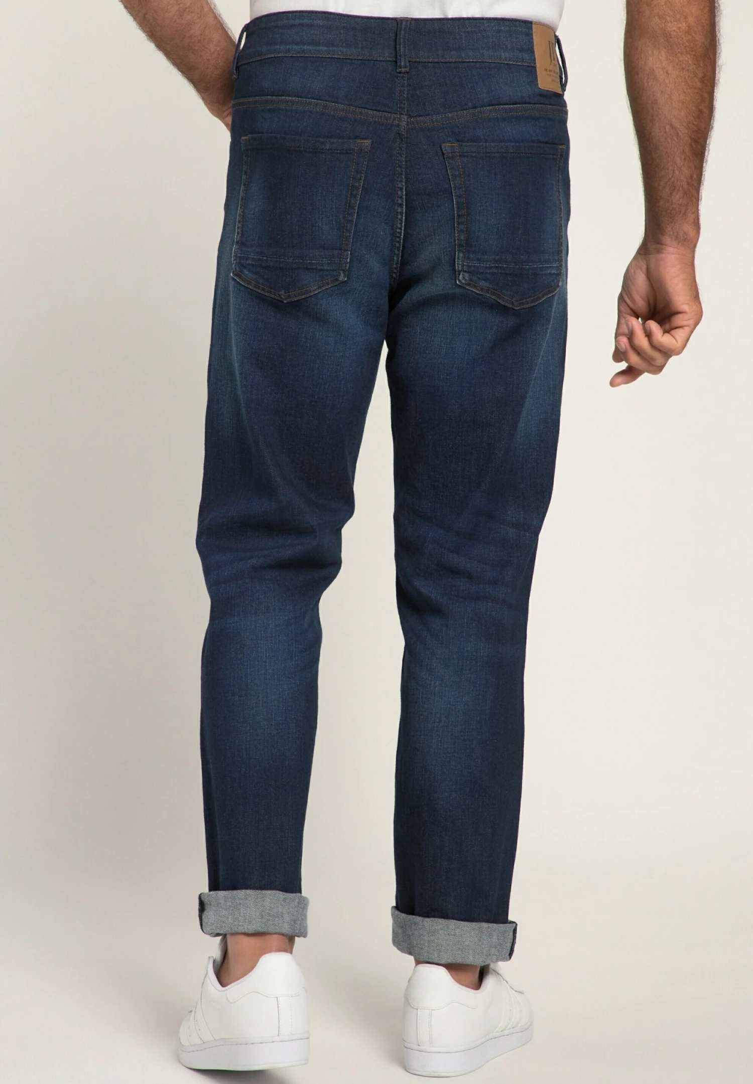 JP1880 Flexnamic - Straight Leg Jeans - Dark Blue Denim 4 JP1880 Flexnamic - Straight Leg Jeans - Dark Blue Denim - Afbeelding 2