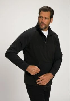 JP1880 Fleecejas - Schwarz