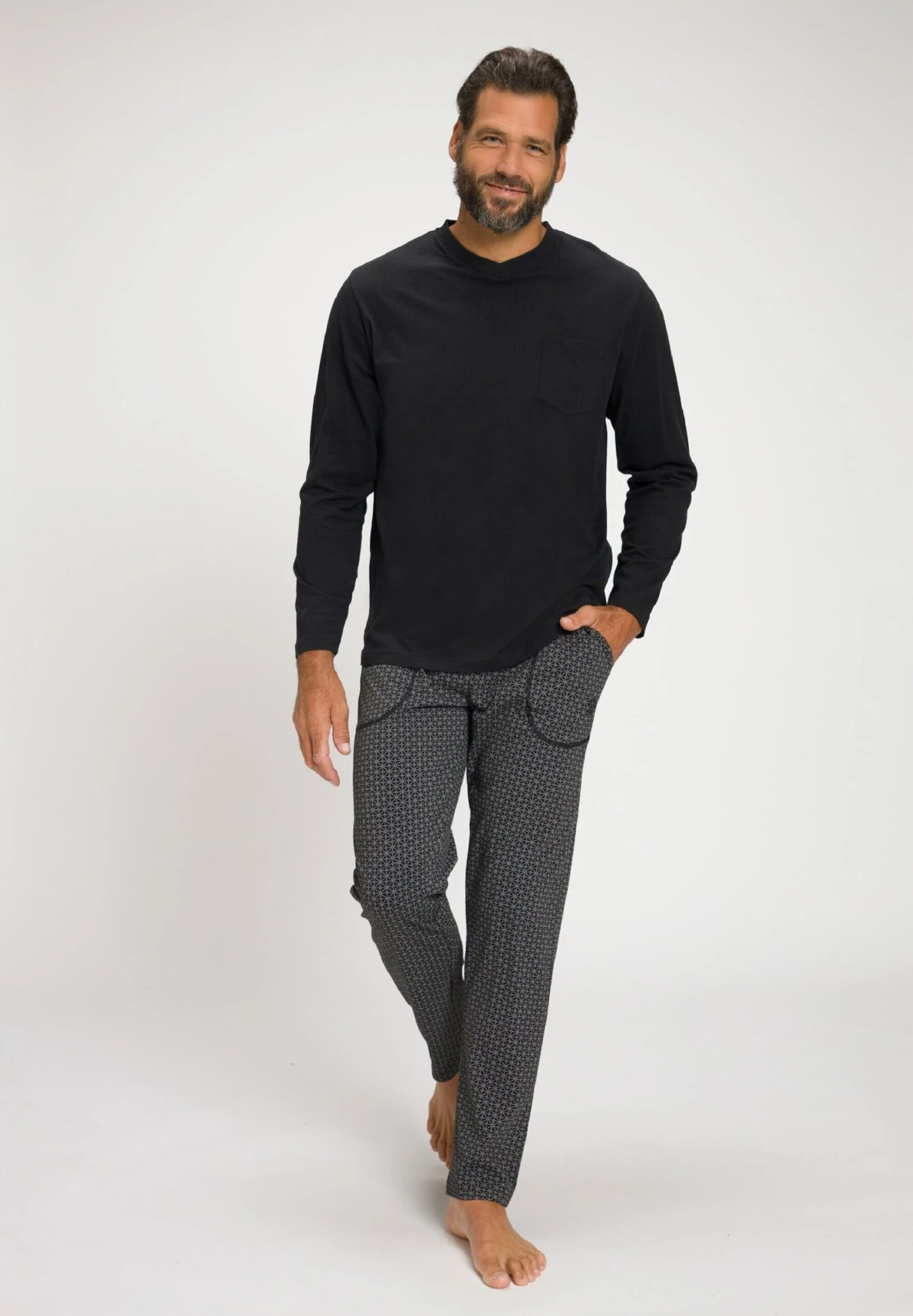 JP1880 Pyjama - Zwart 3 JP1880 Pyjama - Zwart