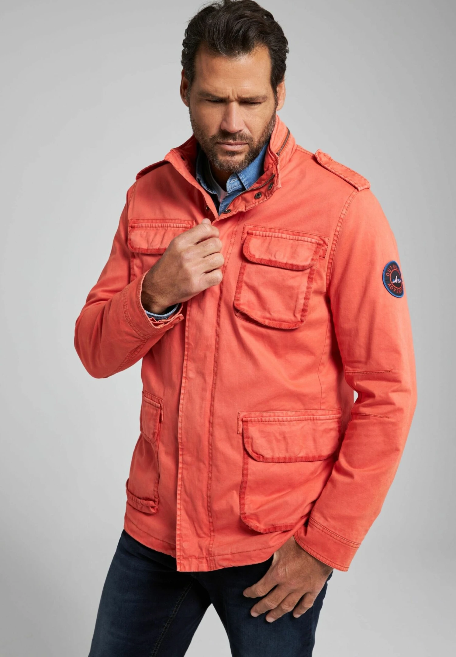 JP1880 Outdoorjas - Orange 3 JP1880 Outdoorjas - Orange