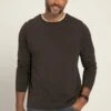 JP1880 Oeko Tex Doppel Ausschnitt - Longsleeve - Dark Brown 1 JP1880 Oeko Tex Doppel Ausschnitt - Longsleeve - Dark Brown -JP1880 4ed4542b01f747c39c841c6705da6c23